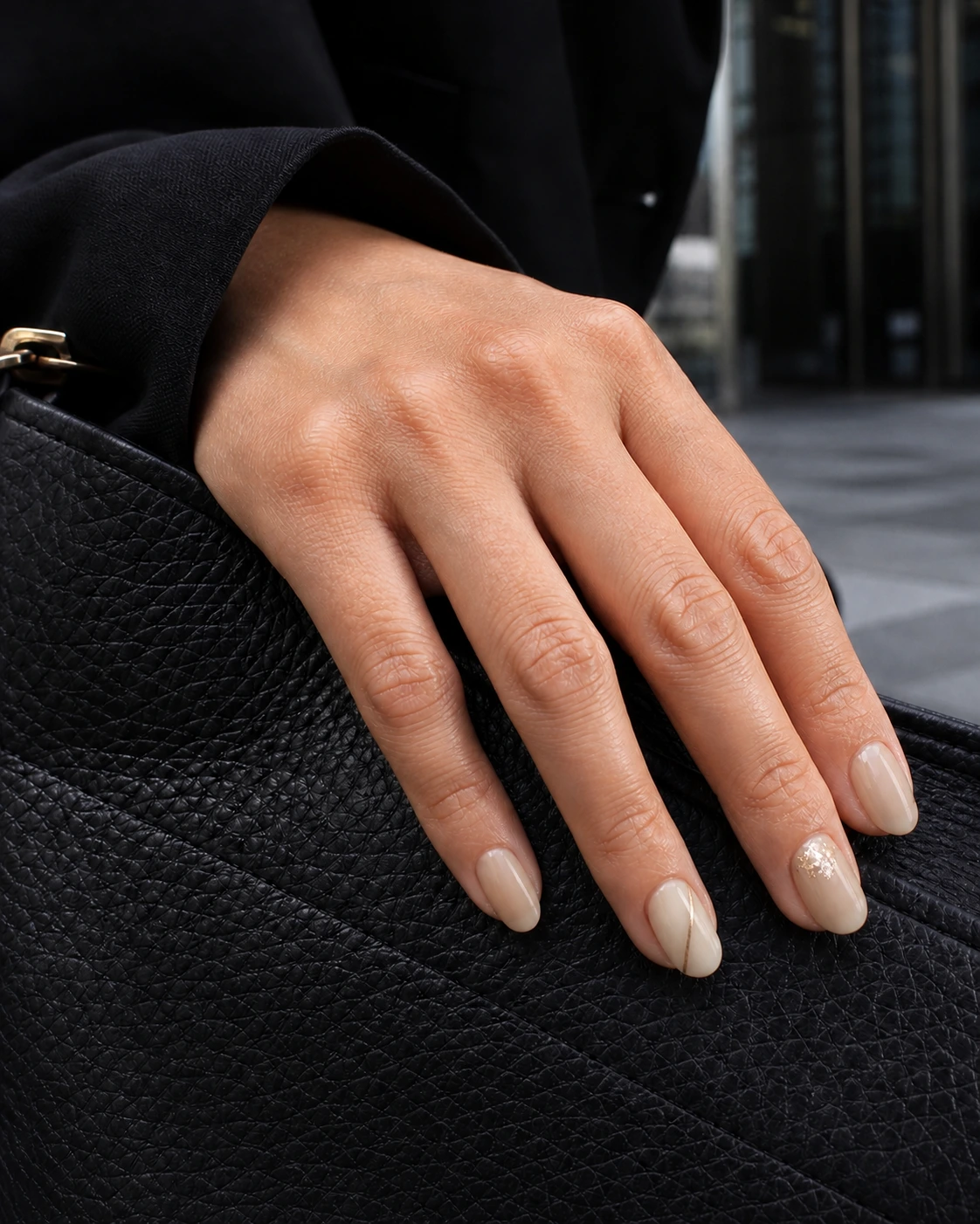 Worn on hand