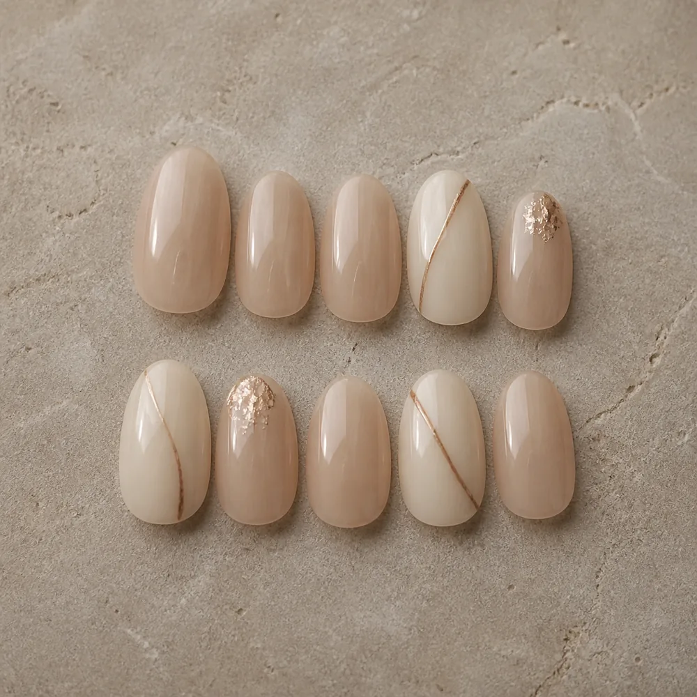 Quiet Luxury nude press-on nail set